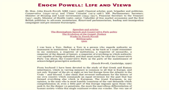 Desktop Screenshot of enochpowell.net